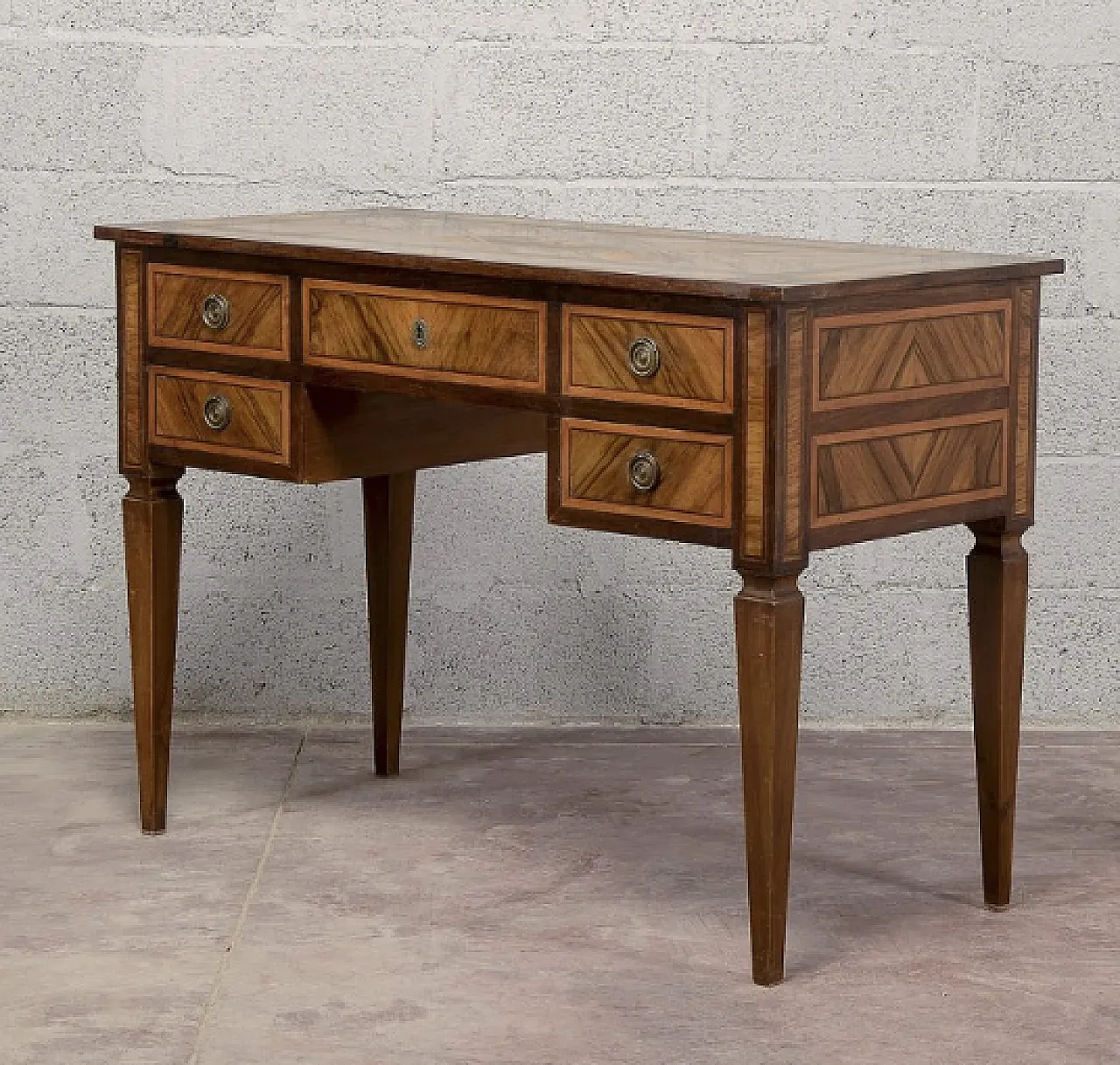 Antique wooden desk, 19th century 1